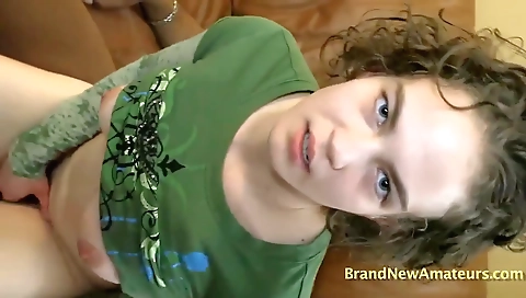 Hot amateur teen video with hardcore interracial sex