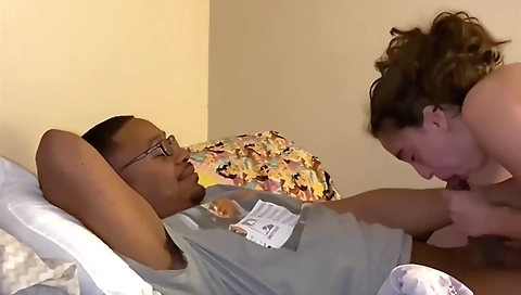 Brunette teen has a deepthroat deepthroating of a huge cock