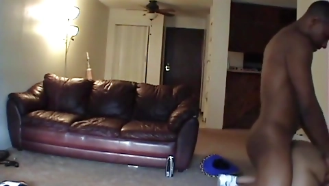 Busty amateur brunette fucked by a big cock guy in front of us