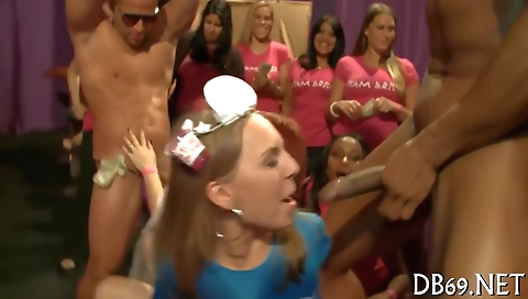 A black girl is getting pounded by two black dicks