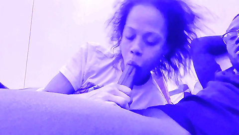 Brunette milf gets fucked in deepthroat and rimming