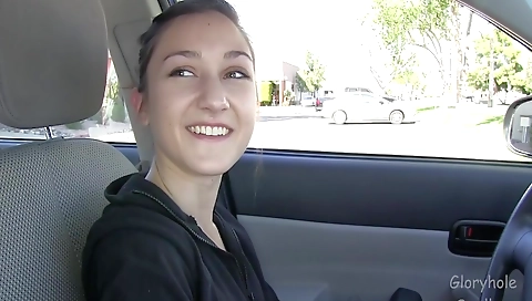 Brunette brunette in black panties and a sexy bra getting fucked