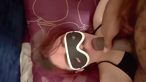 Amateur step fantasy video with a brunette and a handjob