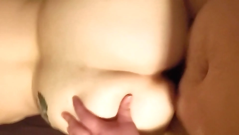 Amateur brunette 18+ with a tattooed pussy gets banged