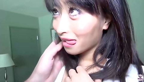 Japanese brunette amateur anime video - pov - cumshot