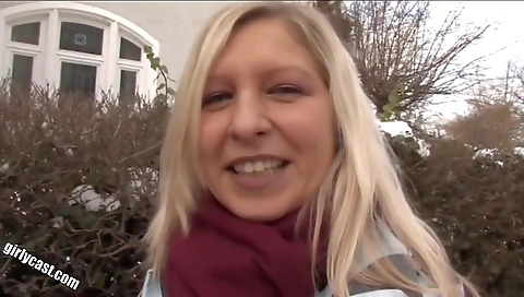 Blonde milf with a nice body is a hot milf who can't resist